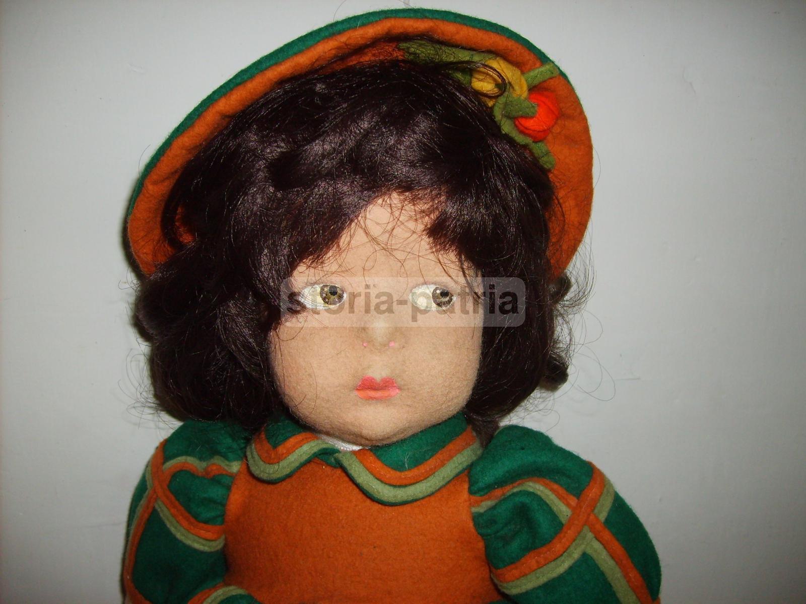 Bellissima Bambola d'Epoca, Firmata Lenci, Decorativa E Da Collezione, Pannolenci immagine 6