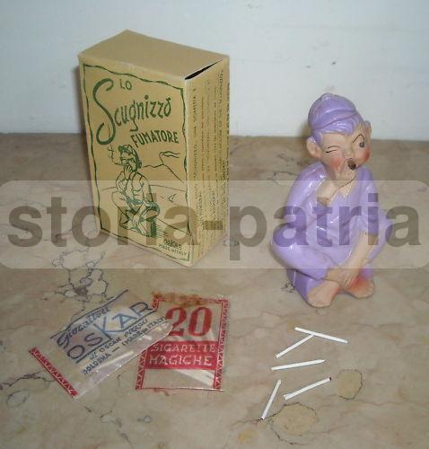 Divertente Giocattolo d'Epoca, Bologna, Oskar, Fumo, Mini Sigarette, Da Collezione immagine 1