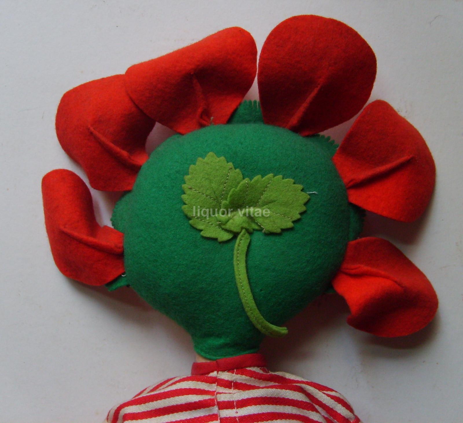 Giochi d'Epoca, Bambola Anili, Torino, Panno Lenci, Con Maialini, Bellissima, Inusuale immagine 2