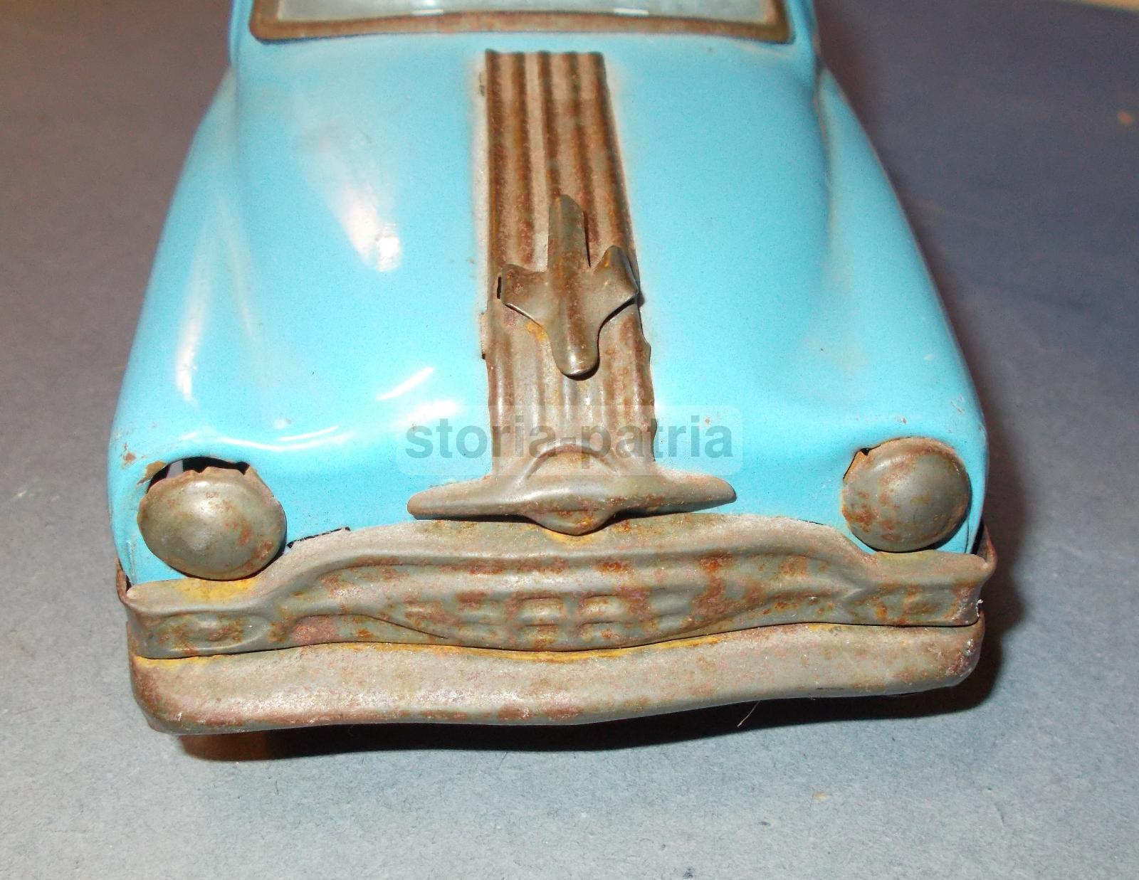 Graziosa Automobilina d'Epoca, Decorativa, Da Collezione, Bella Colorazione, Metallo immagine 4