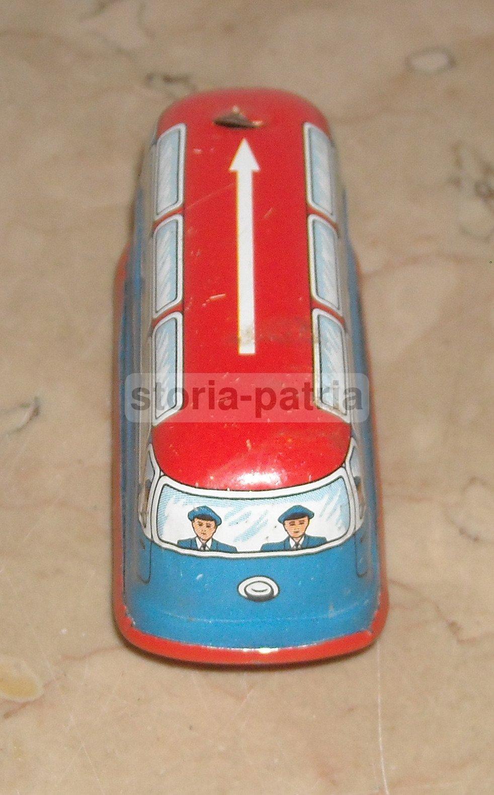 Grazioso Giocattolo d'Epoca, Tram, Tramvie, Tramway, Treno, Autobus, Pullman, Germany immagine 4