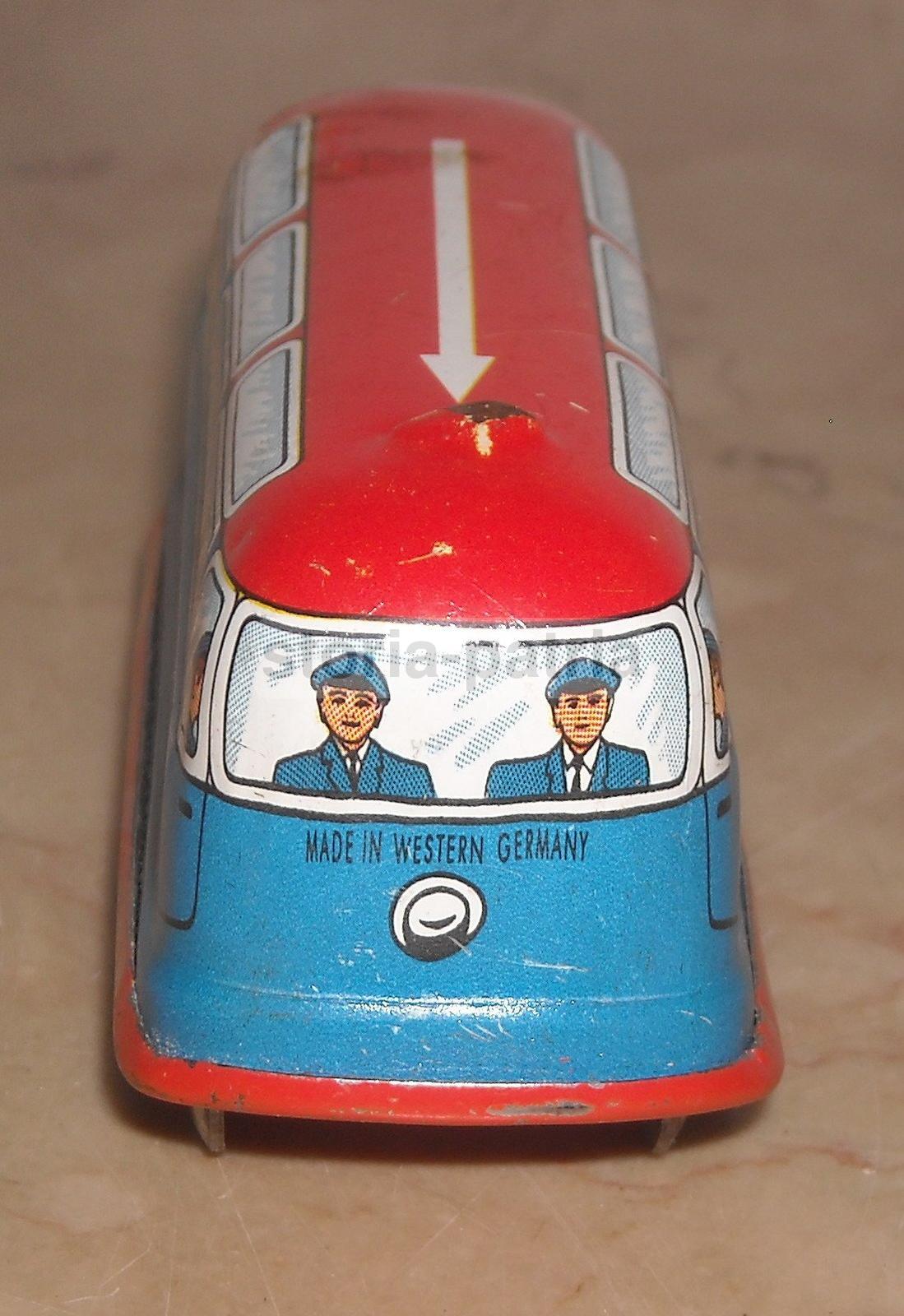 Grazioso Giocattolo d'Epoca, Tram, Tramvie, Tramway, Treno, Autobus, Pullman, Germany immagine 7