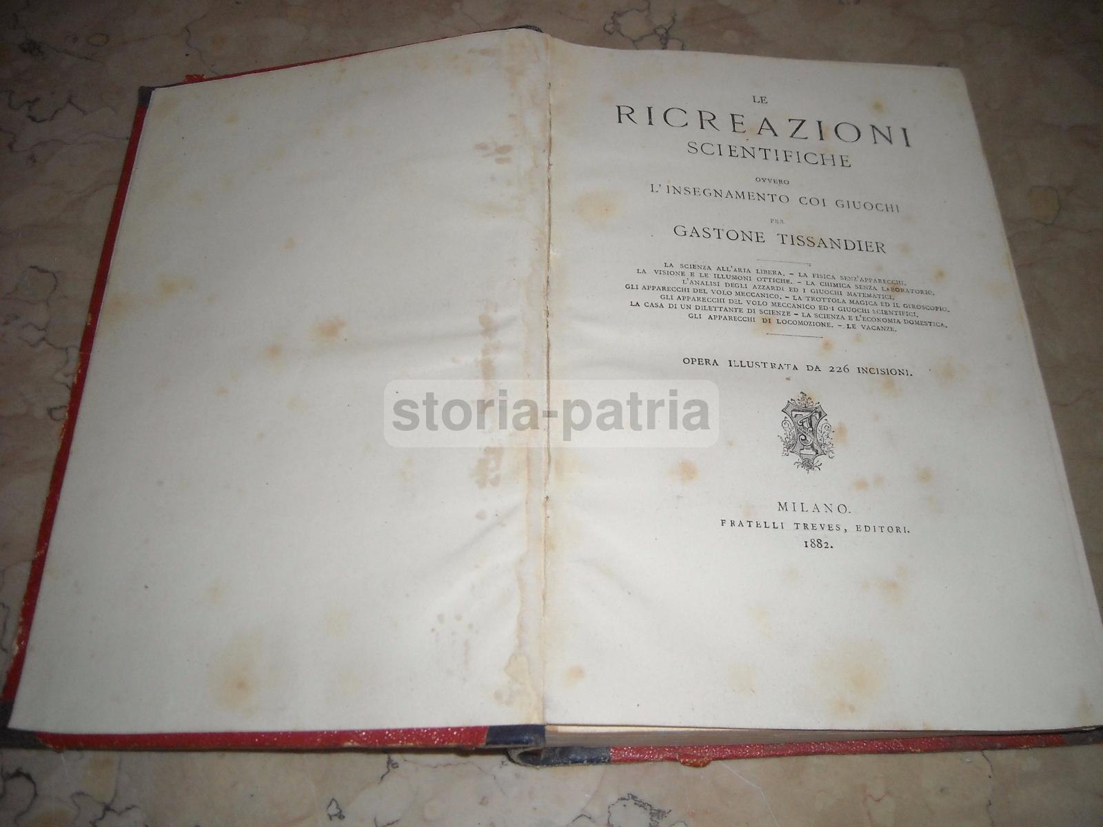 Scienze, Fisica, Tecnica, Giochi Scientifici, Ottica, Chimica, Volo, Locomozione, 1882 immagine 1